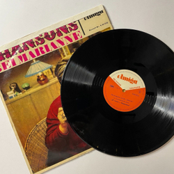Винтажная виниловая пластинка LP Сборник Chansons Bei Marianne Шансон У Марианны (ГДР 1966)