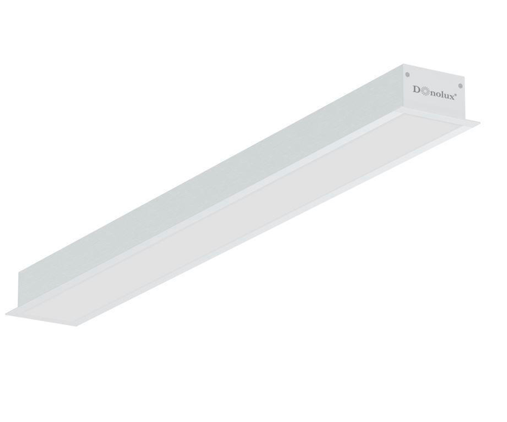 Donolux Led line in встраиваемый светодиодный светильник,  57, 6 Ватт,  4320Lm,  3000К,  IIP20,  65х35х200