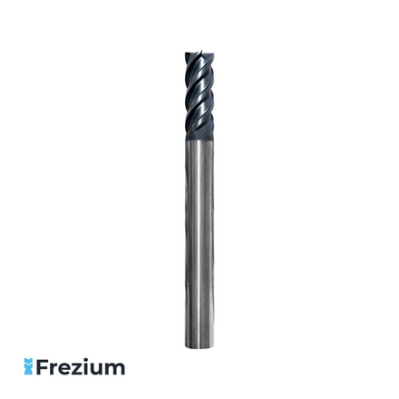 Концевая твердосплавная фреза по металлу "TCE" (10x10x25x100 Z4; VFMS 4100 SC2040)