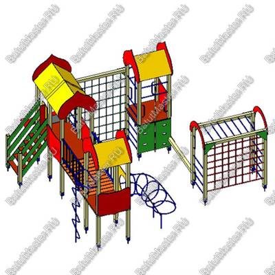 Модульный игровой комплекс «Весёлый маршрут»