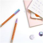 Ручка шариковая Greenwich Line "Bright contrast" синяя, 0,7мм, игольчатый стержень, софт-тач