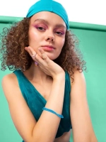 Фон бумажный Raylab 018 Alpine Blue Бирюзовый 2.72x11 м