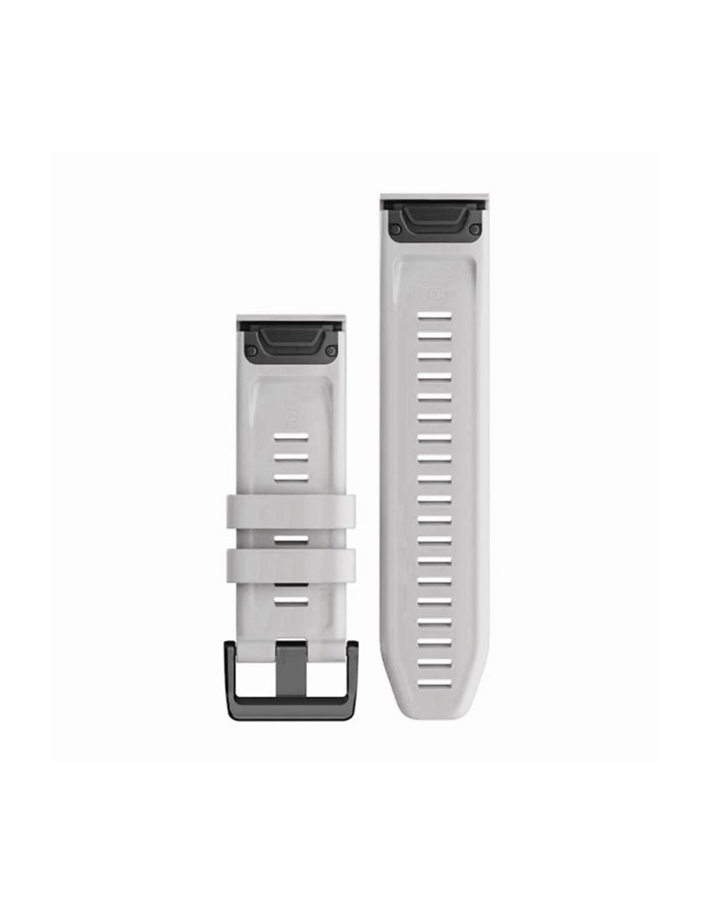 Ремешок силиконовый 26 мм для Garmin Fenix 7x Premium быстросъемный QuickFit (Белый)