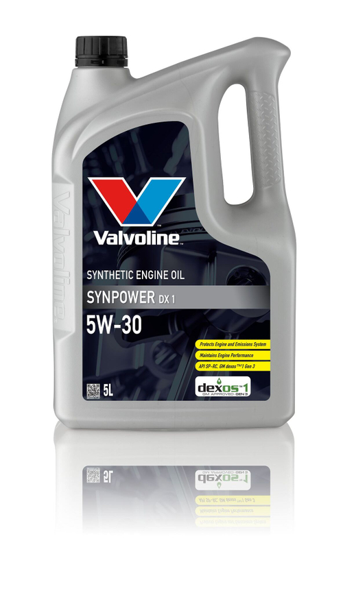 Масло моторное синтетическое Valvoline 5W-30 SynPower DX1 SW, 5л
