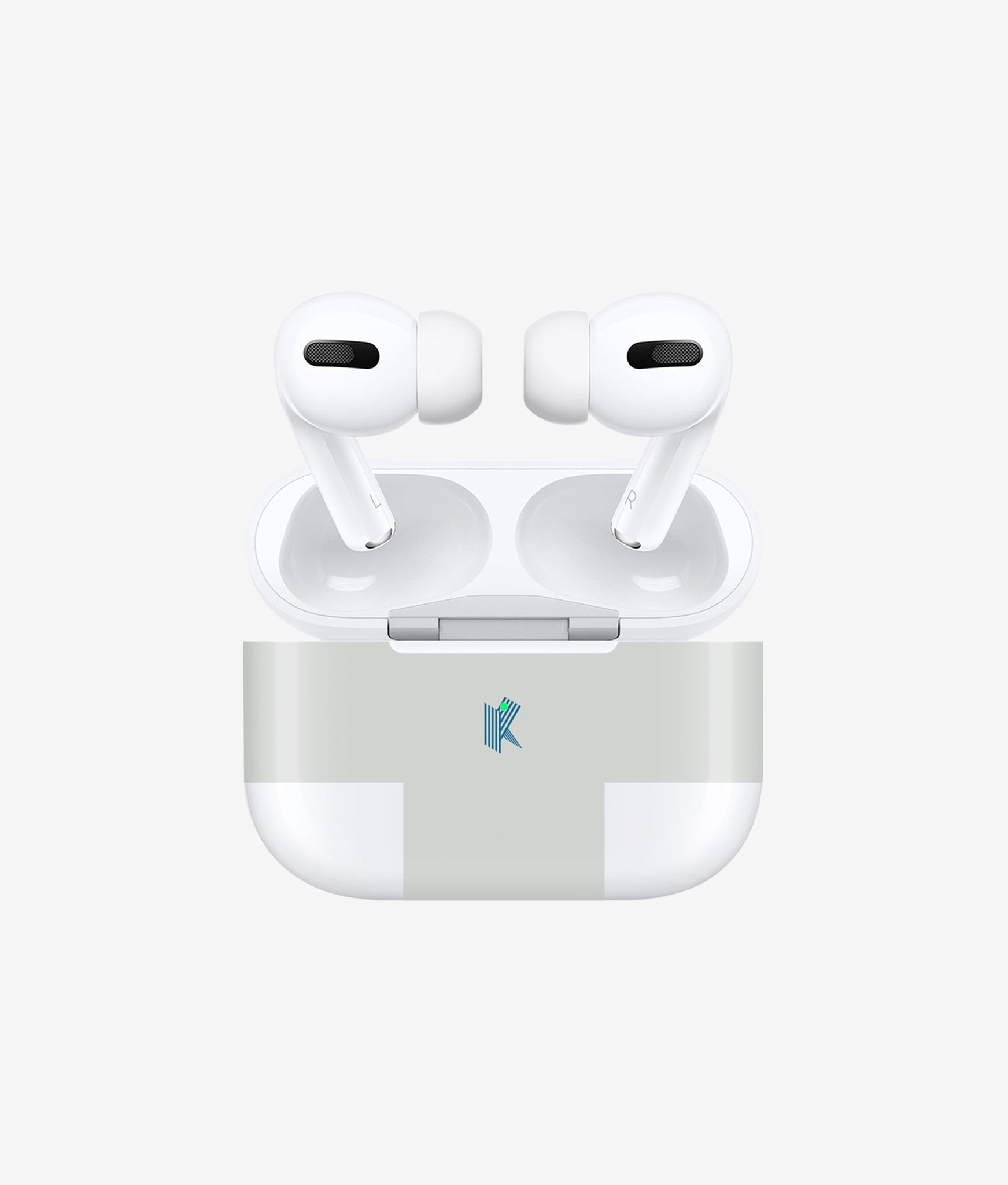 Виниловая наклейка IGLOO (серый) для AirPods