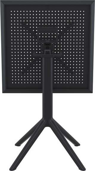 Стол пластиковый складной Sky Folding, 60х60 см, черный