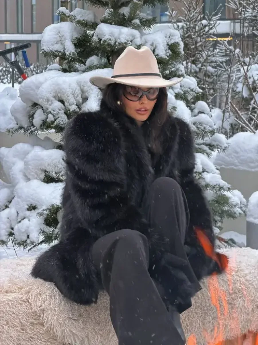 Шуба Kruella, Черный