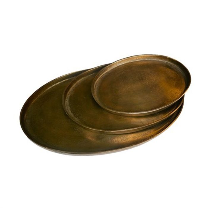Набор Pols Potten Platter oval antique brass