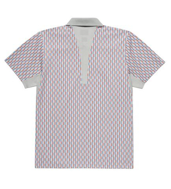 Мужское теннисное поло Yonex RG - silver grey