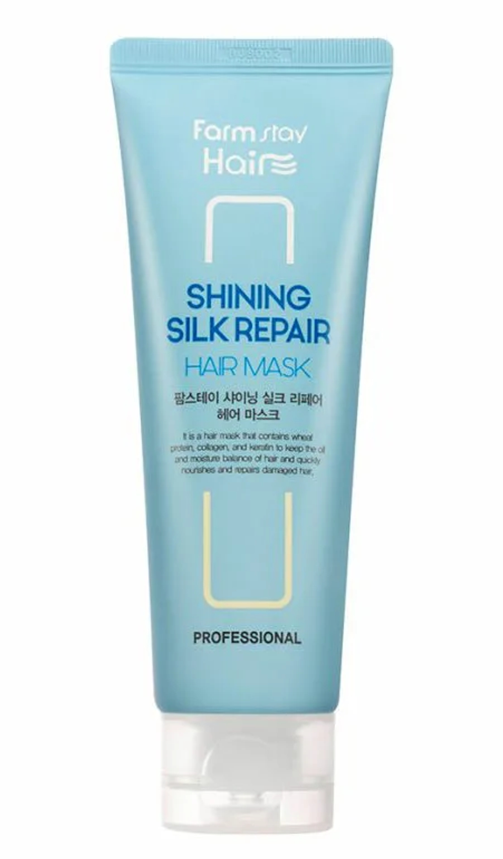Маска для волос FarmStay Shining Silk Repair восстановление "Сияние шелка" 120 мл