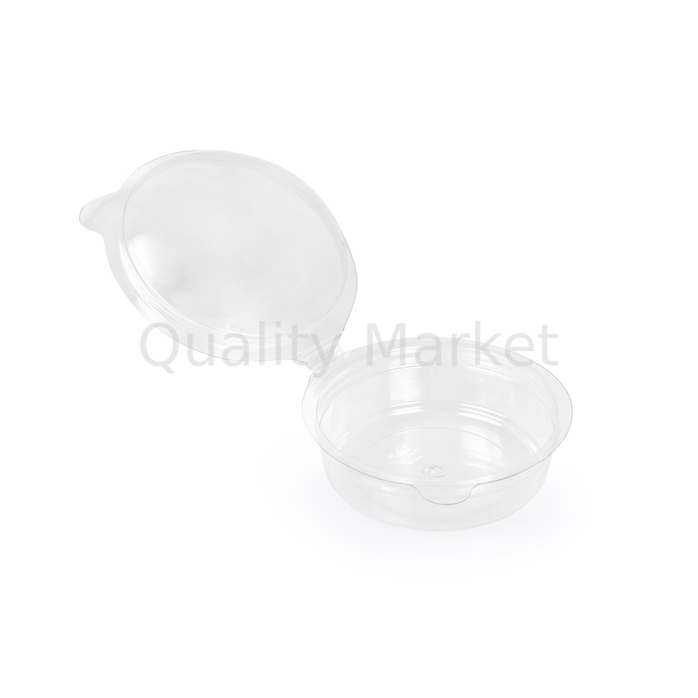 Соусник 30 мл прозрачный диаметр 64 мм высота 19 мм Сп-64 ПЭТ