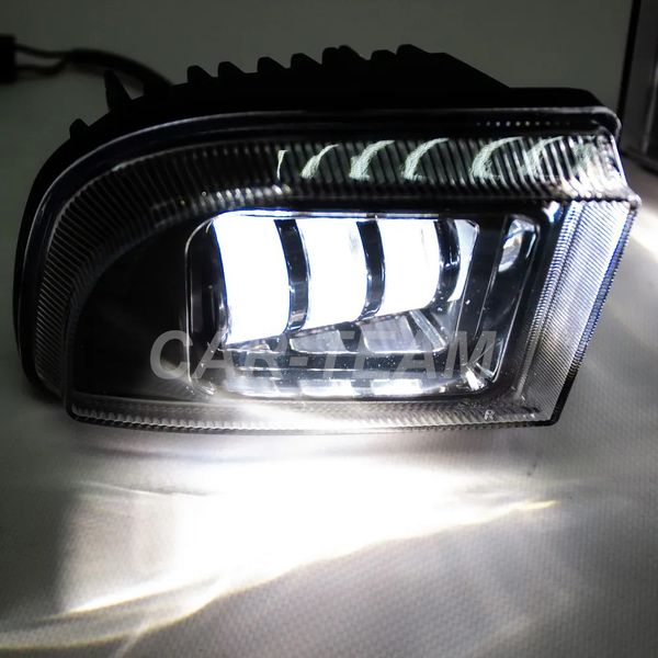 Противотуманные фары (ПТФ) линзованные "Sal-Man" на Chevrolet Lacetti (арт. 01511) (3 диода LED 50W)