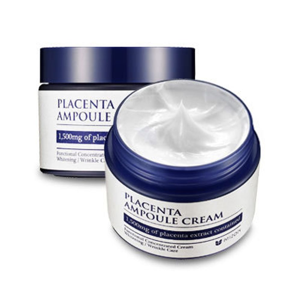 Mizon Антивозрастной плацентарный крем для лица Placenta Ampoule Cream, 50мл