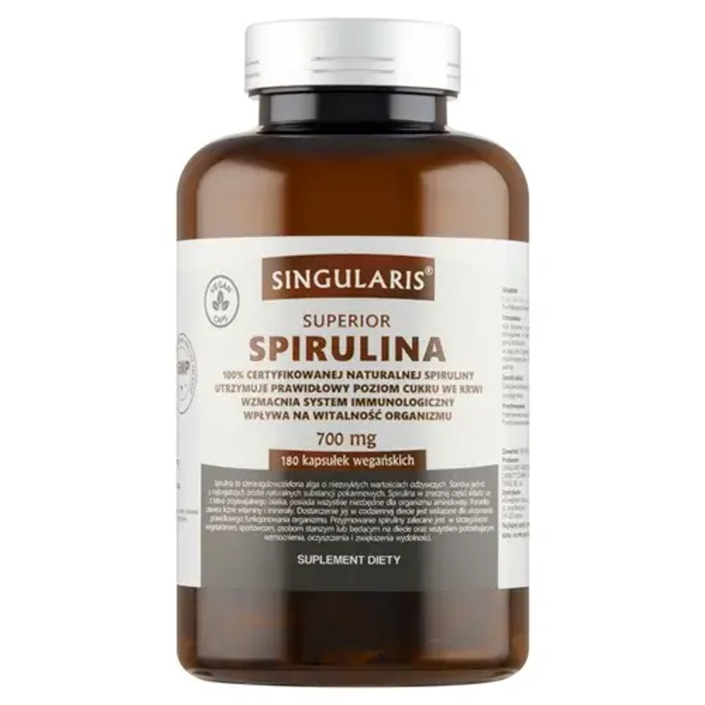 Singularis Superior Spirulina 700 мг - 180 капсул
