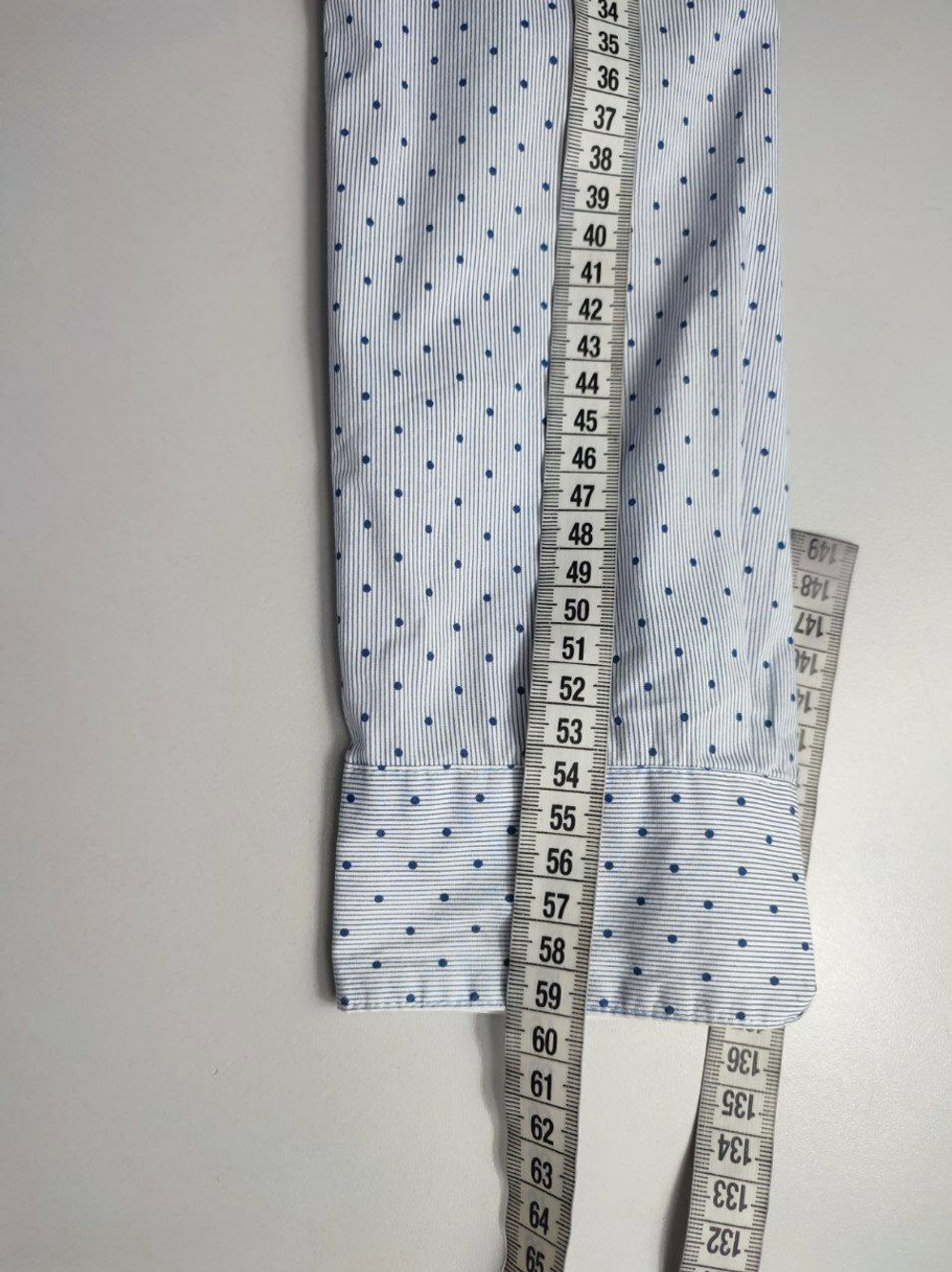 Блузка H&M с хлопком в горошек 42 размер