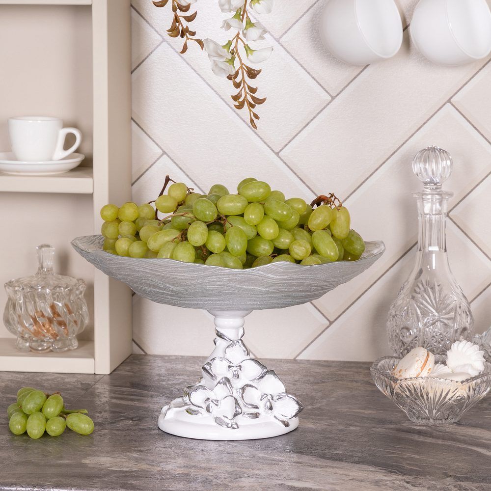 Фруктовница-конфетница Орхидея Лелия Бронза