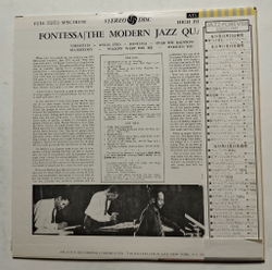 Винтажная виниловая пластинка LP The Modern Jazz Quartet Fontessa (Japan 1976) (Obi)