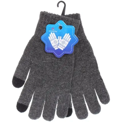 Перчатки мужские зимние сенсорные «NEHOLOD», цвет серый, 24,5*9см (пакет с подвесом)