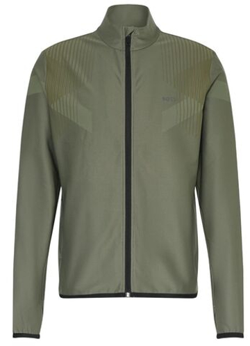 BOSS Active Push Full Zip - dark beige