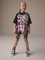 Футболка и легинсы в комплекте для девочки Next E61-974, Черный