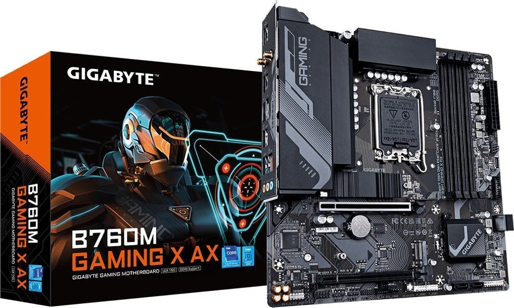 Материнская плата GIGABYTE B760M Gaming X AX