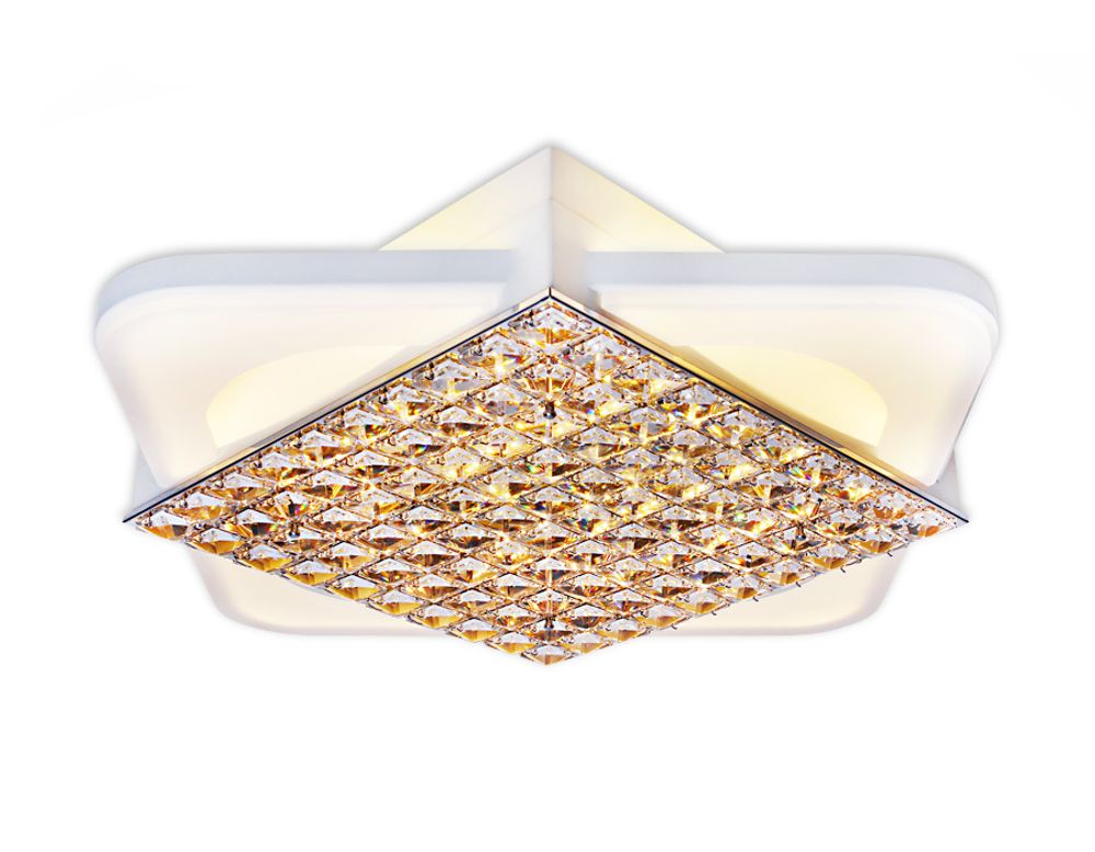 Ambrella Управляемый светодиодный светильник с хрусталем Ice FA124