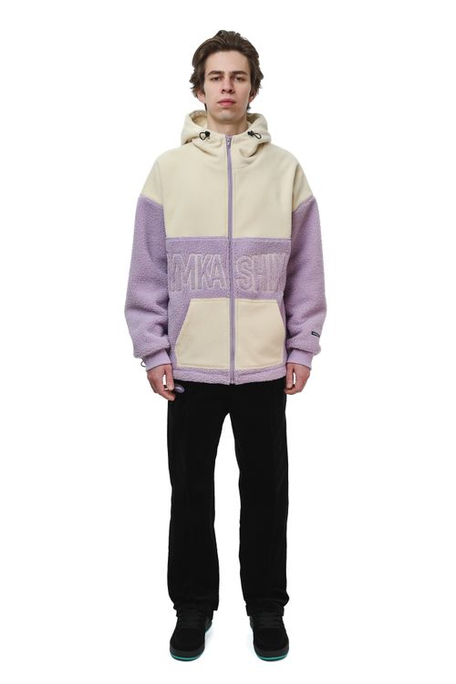 Худи Ymkashix Little Lamb Zip белый/фиолетовый