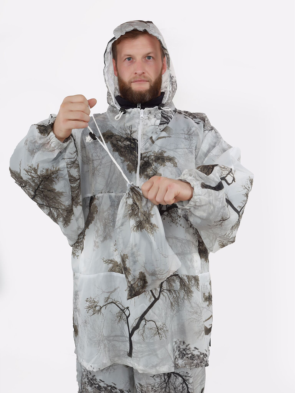 Маскировочный костюм Prival Зима-1, 56-64, деревья