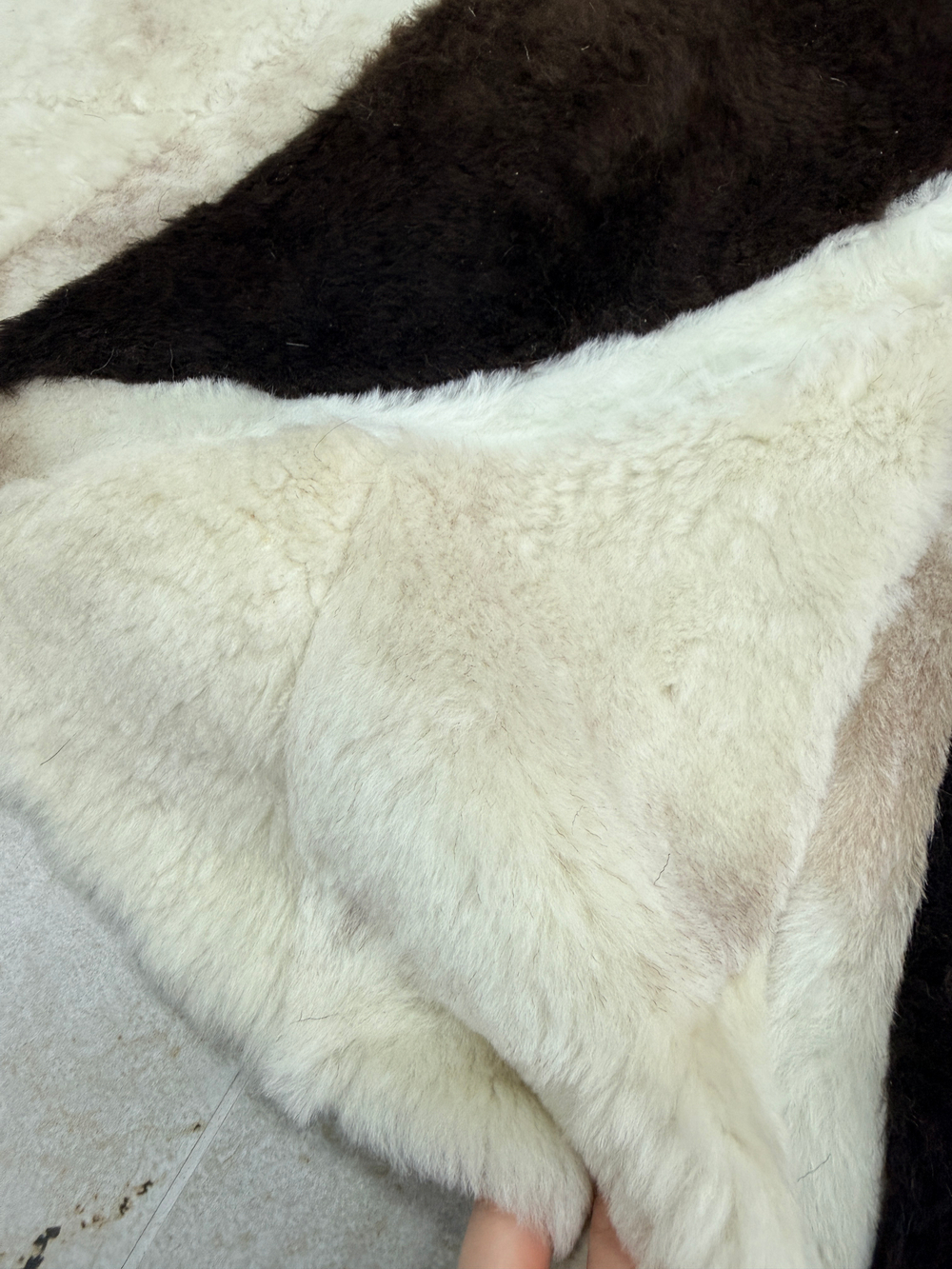 Ковер шкура натуральная овчина меховой