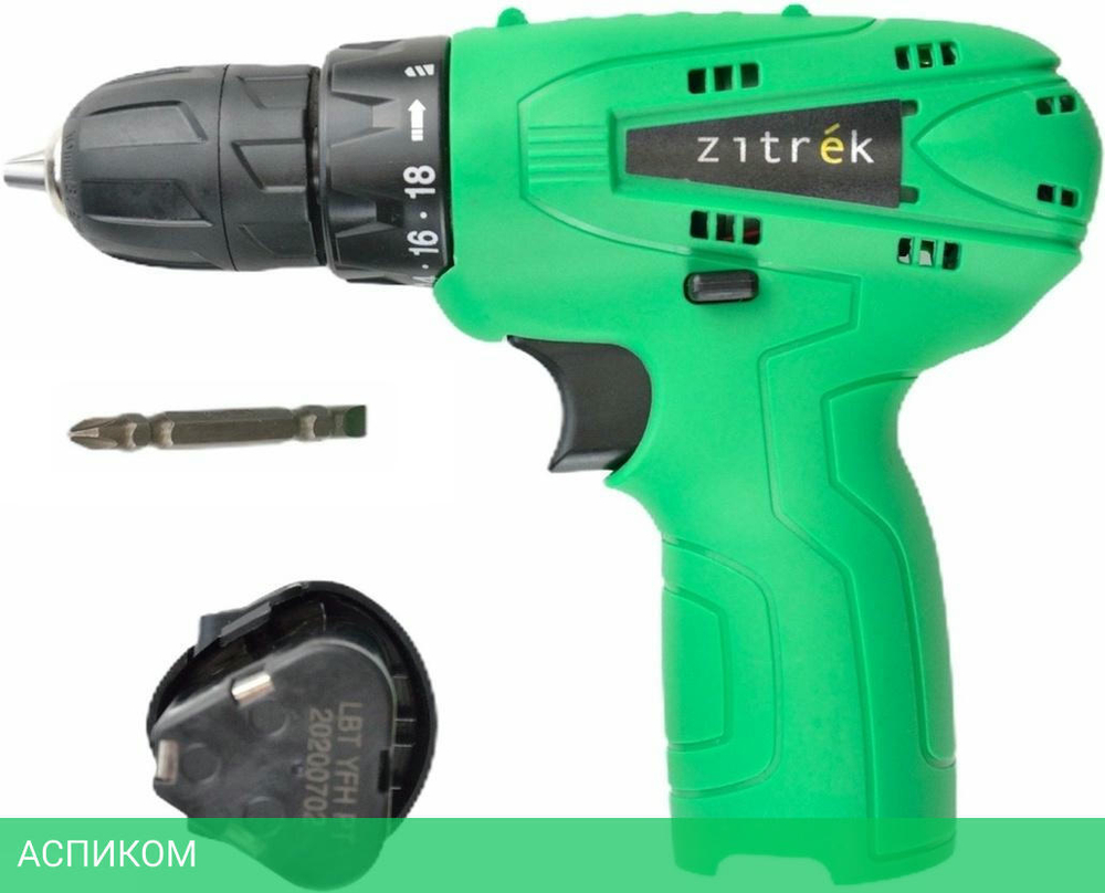 Дрель-шуруповерт Zitrek Green 12 (063-4071)