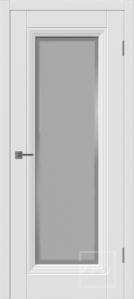 Межкомнатная дверь  VFD (ВФД) Barselona 1 (Барселона 1) стекло ART CLOUD LINE  Polar, Белая  эмаль