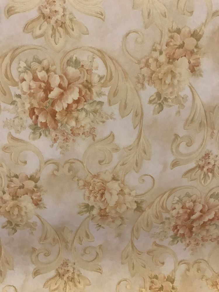 Обои АРТ 1,06х10 букеты золот. W998211