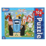 Пазл 104эл. "Синий трактор" коробка 4630115523512 (Умные игры)