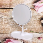 Зеркало настольное с подсветкой на подставке «SVET», цвет белый, USB, 29*5*17см