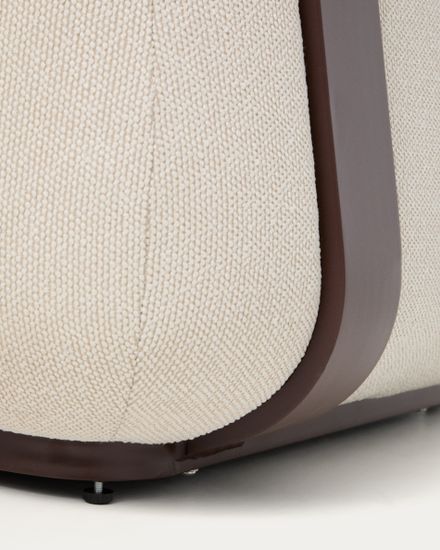 Уличный 3-х местный диван Tamaris из алюминия коричневого цвета, 217 см