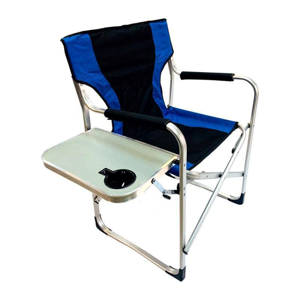 Кресло туристическое складное синее