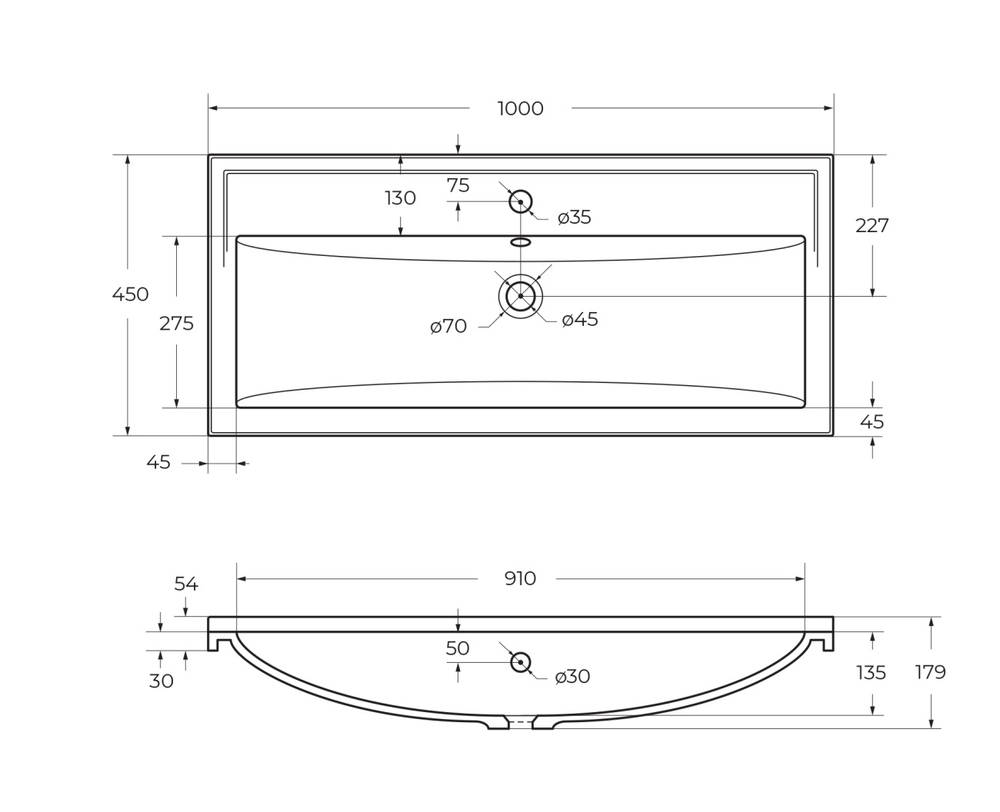 Мебель для ванной комнаты подвесная Cezares GIUBILEO-N-100-1C-SO-BL 100см Bianco Lucido