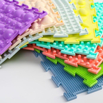 ОРТО-набор-1 Модульный коврик.Универсал пастель(Камни-2,Трава-2,Шипы-1,Елочка-2,Шишки-1)/82