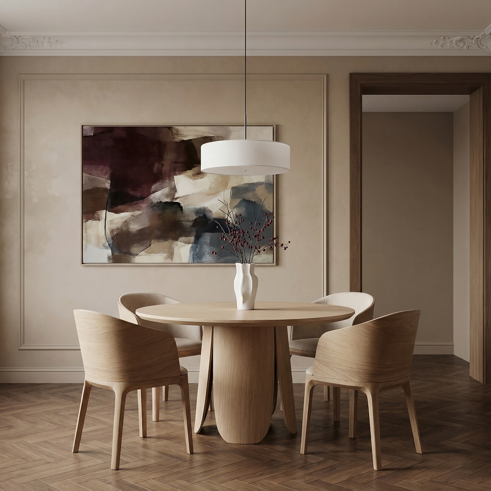 Дизайнерский обеденный стол BLOSSOM latte