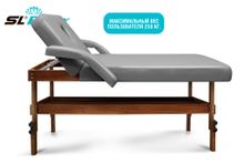 Массажный стол Relax Comfort-М серая кожа (№4)