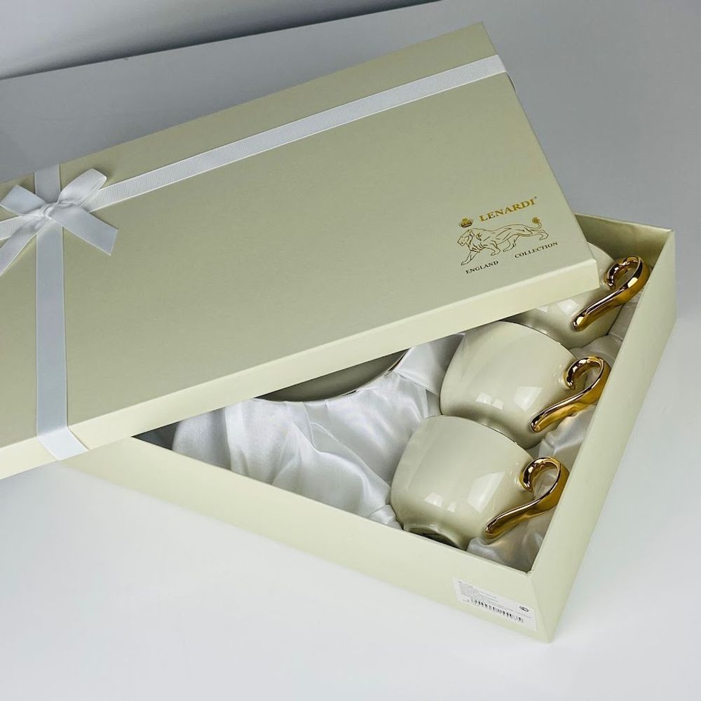 Lenardi 133-421 Чайный набор 12пр.240мл в под.уп.(х6)Фарфор