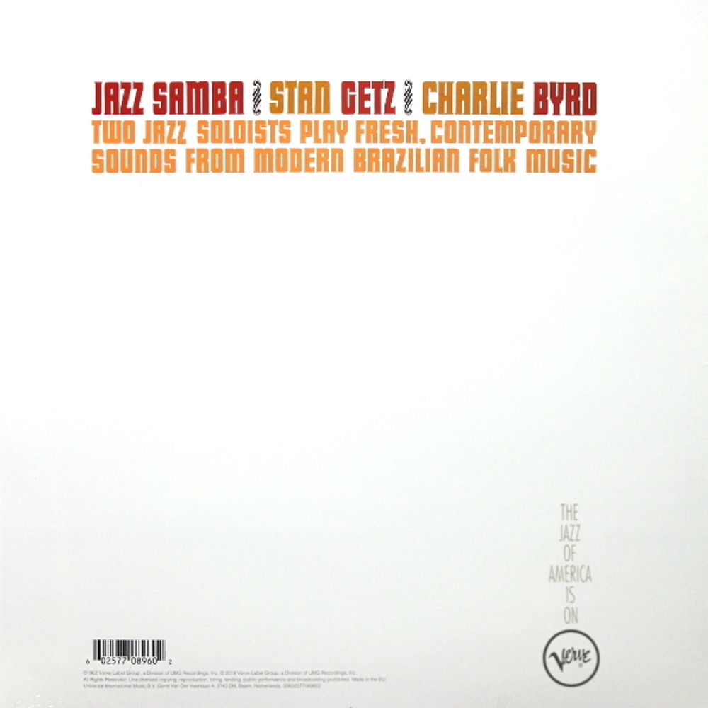 Stan Getz & Charlie Byrd / Jazz Samba (LP)
