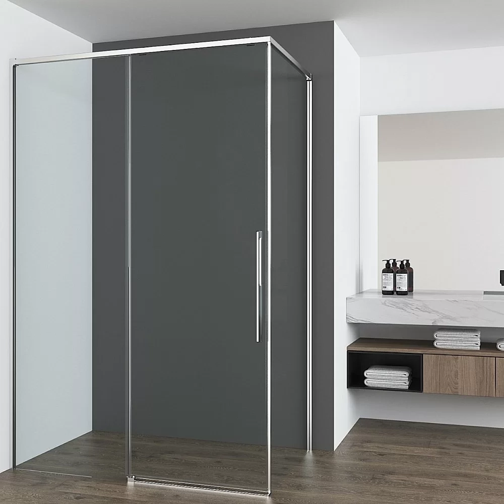 Душевой уголок Vincea Ultima 140х100 VSR-7UL1014CL стекло прозрачное/профиль хром