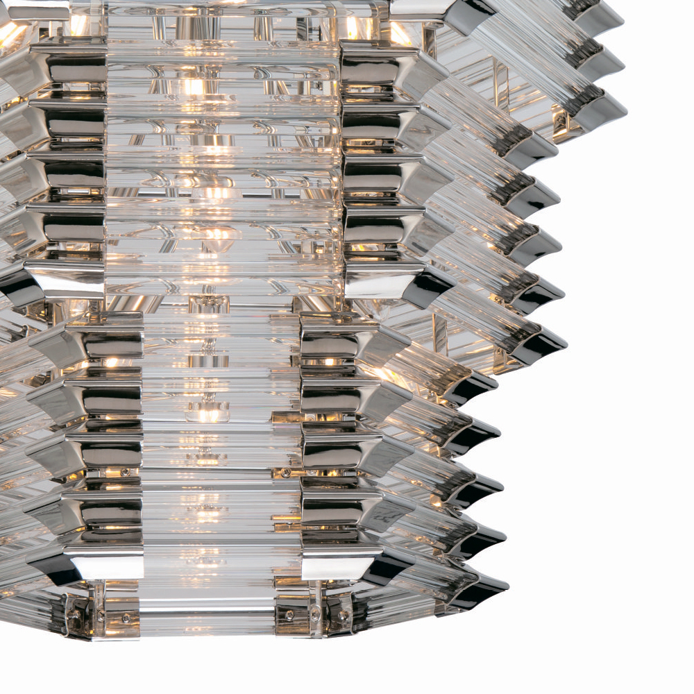 Люстра Wren 12 nickel