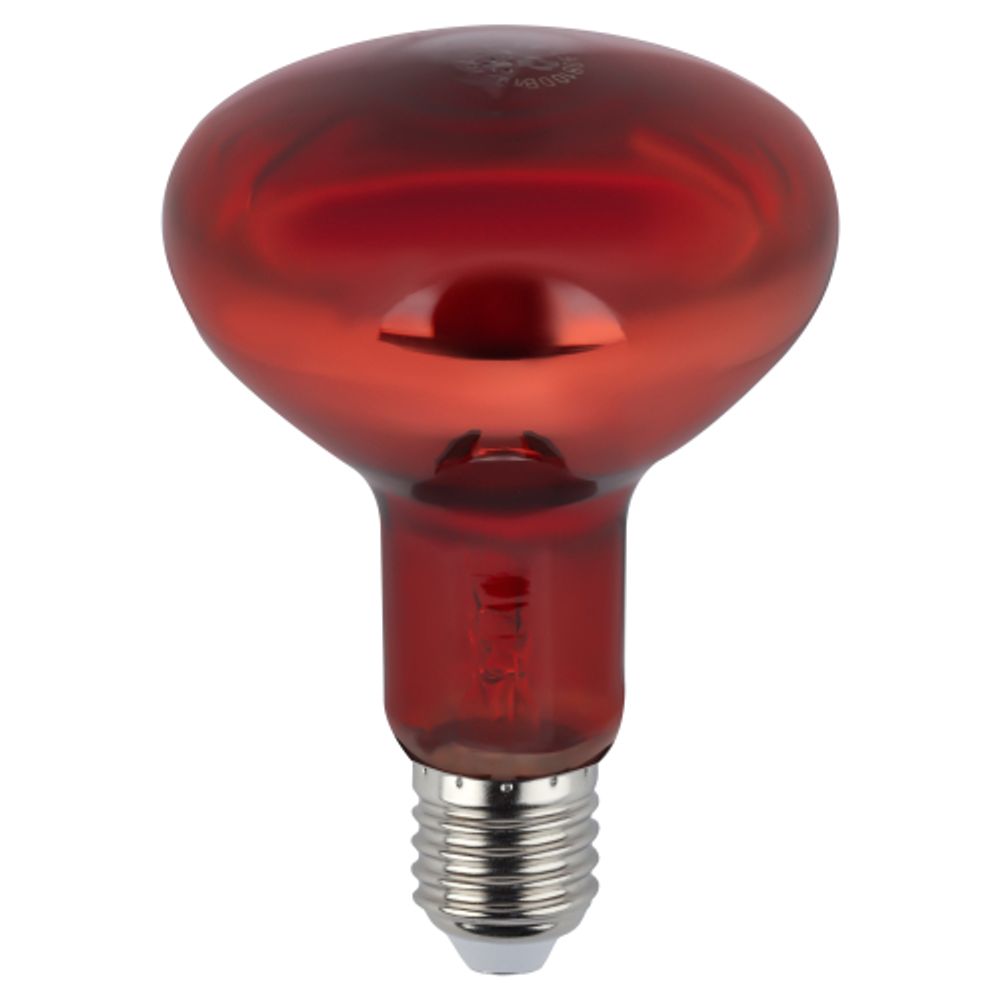 Инфракрасная лампа ЭРА ИКЗК 230-100 R95 E27 E27 для обогрева животных и освещения 100 Вт кратность 1 шт