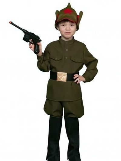 Костюм карнавал. "Красноармеец" дет. р-р S (рост 116-122) (Карнавалофф)