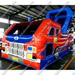 Детская надувная горка "Пожарная машина"