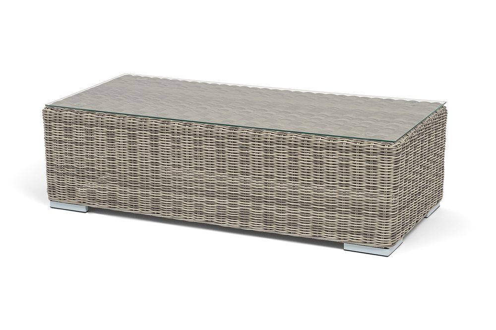 "Боно" журнальный столик из искусственного ротанга, цвет бежевый