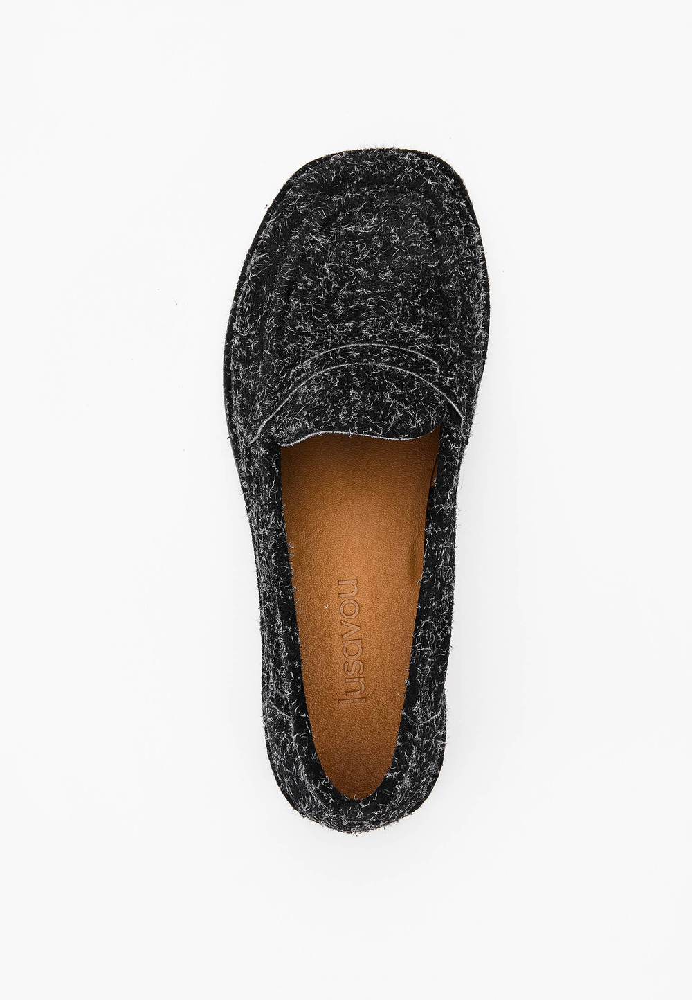 Лоферы // Lia // Black // Fluffy