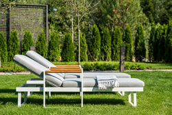 Комплект для отдыха из алюминия MAYA белый  Joygarden